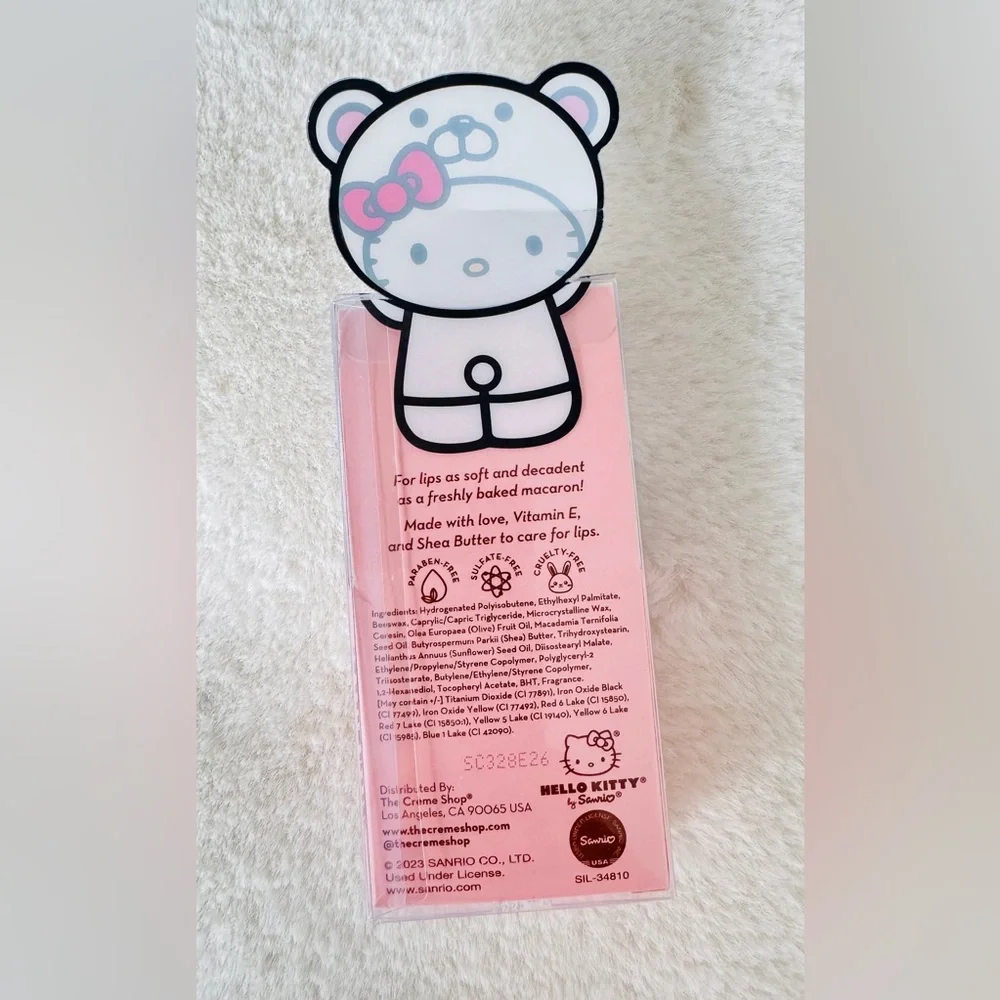 💃 The Crème Shop Hello Kitty Macaron Lip Balm - NIP